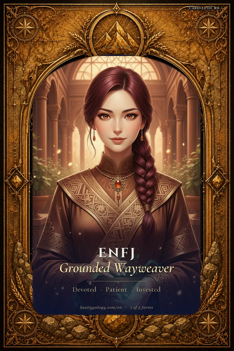 Earth ENFJ — Grounded Wayweaver