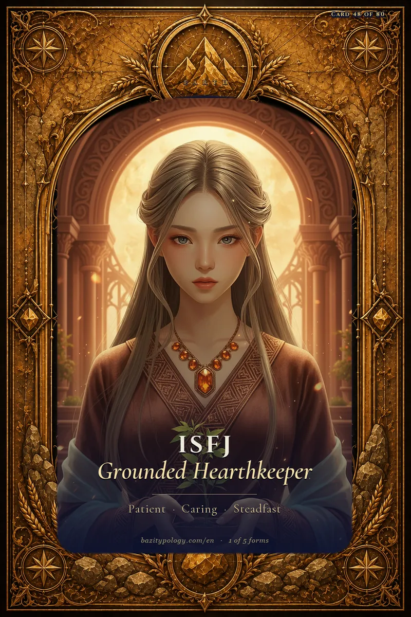 Earth ISFJ — Grounded Hearthkeeper