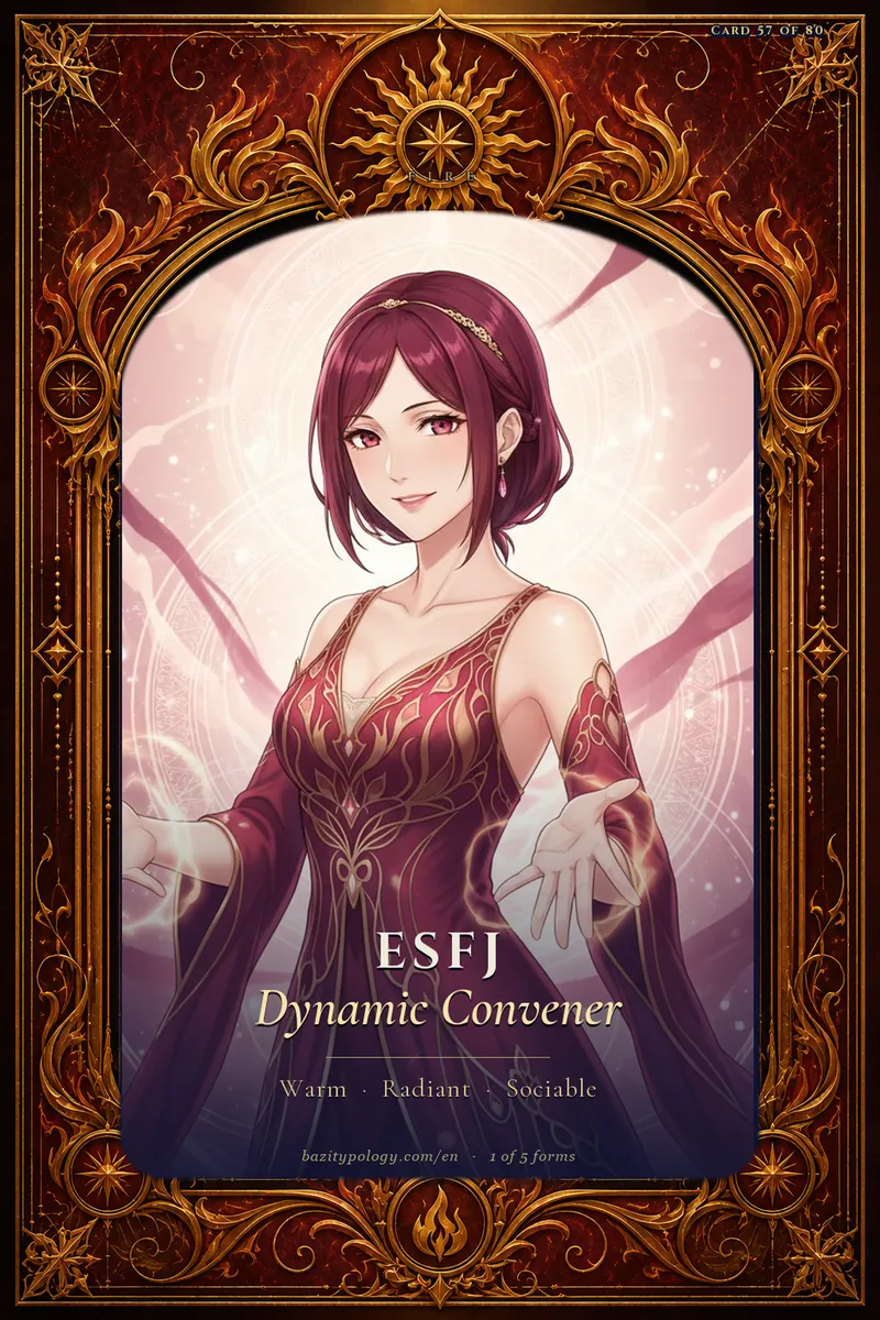Fire ESFJ — Dynamic Convener
