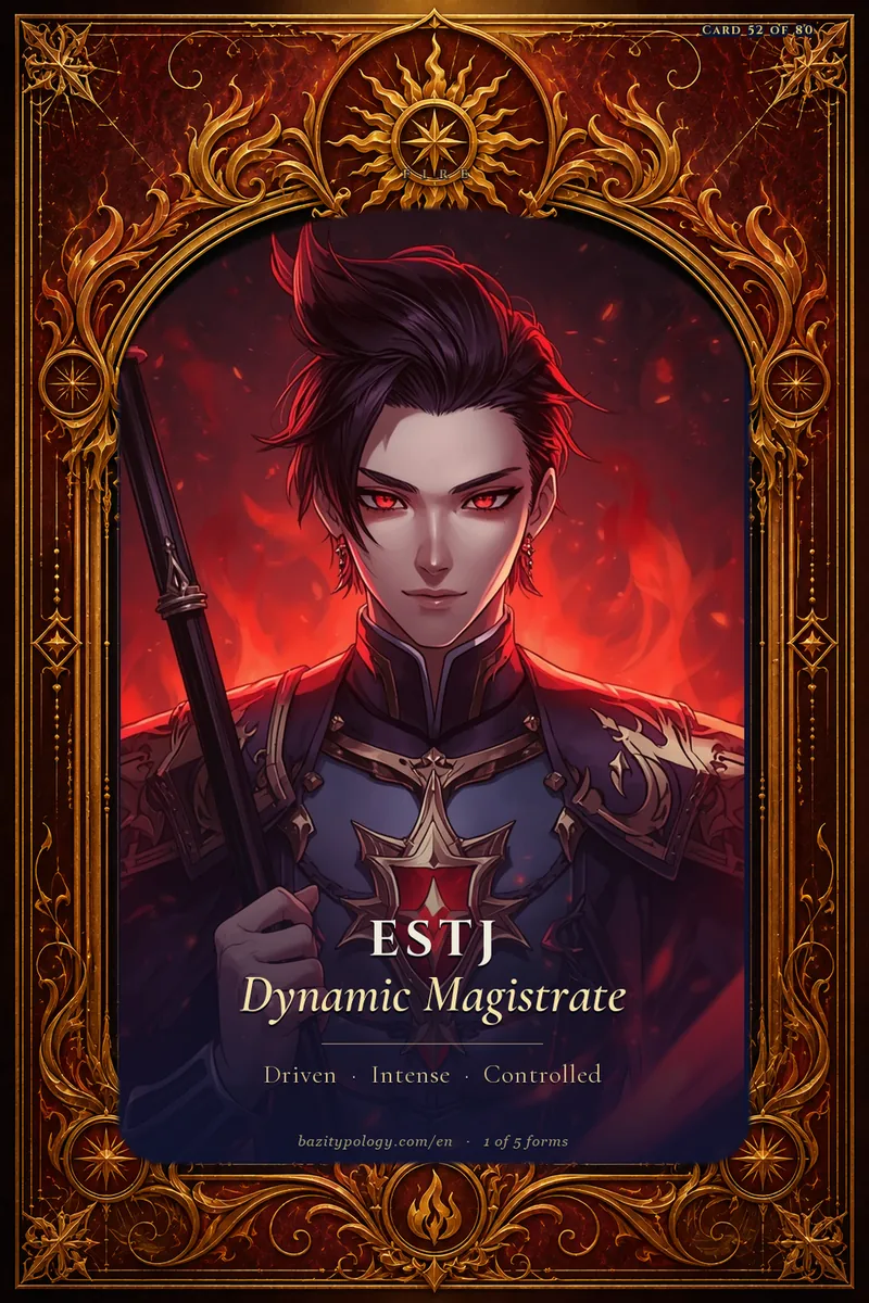 Fire ESTJ — Dynamic Magistrate