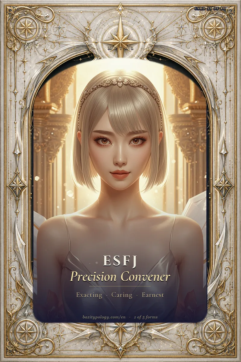 Metal ESFJ — Precision Convener