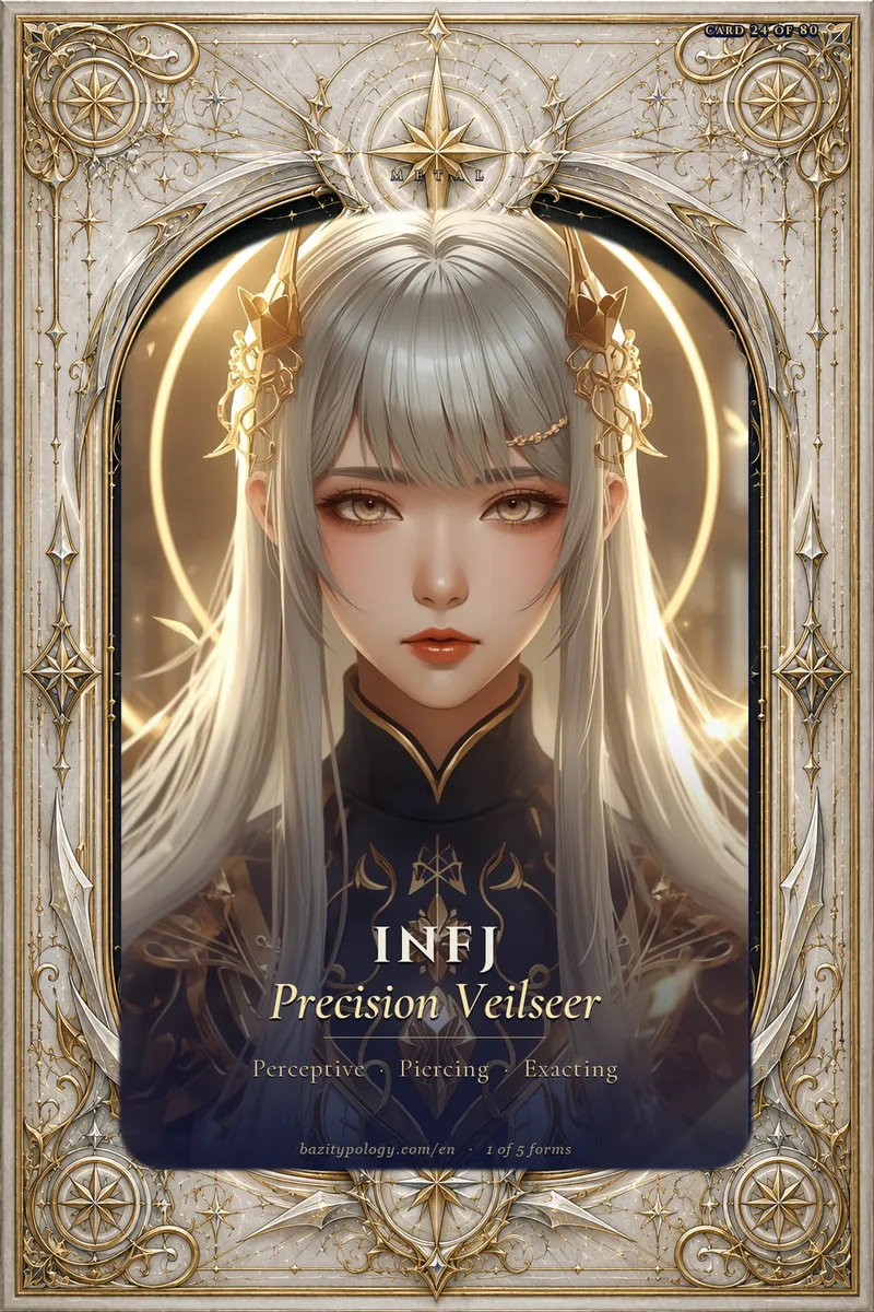 Metal INFJ — Precision Veilseer