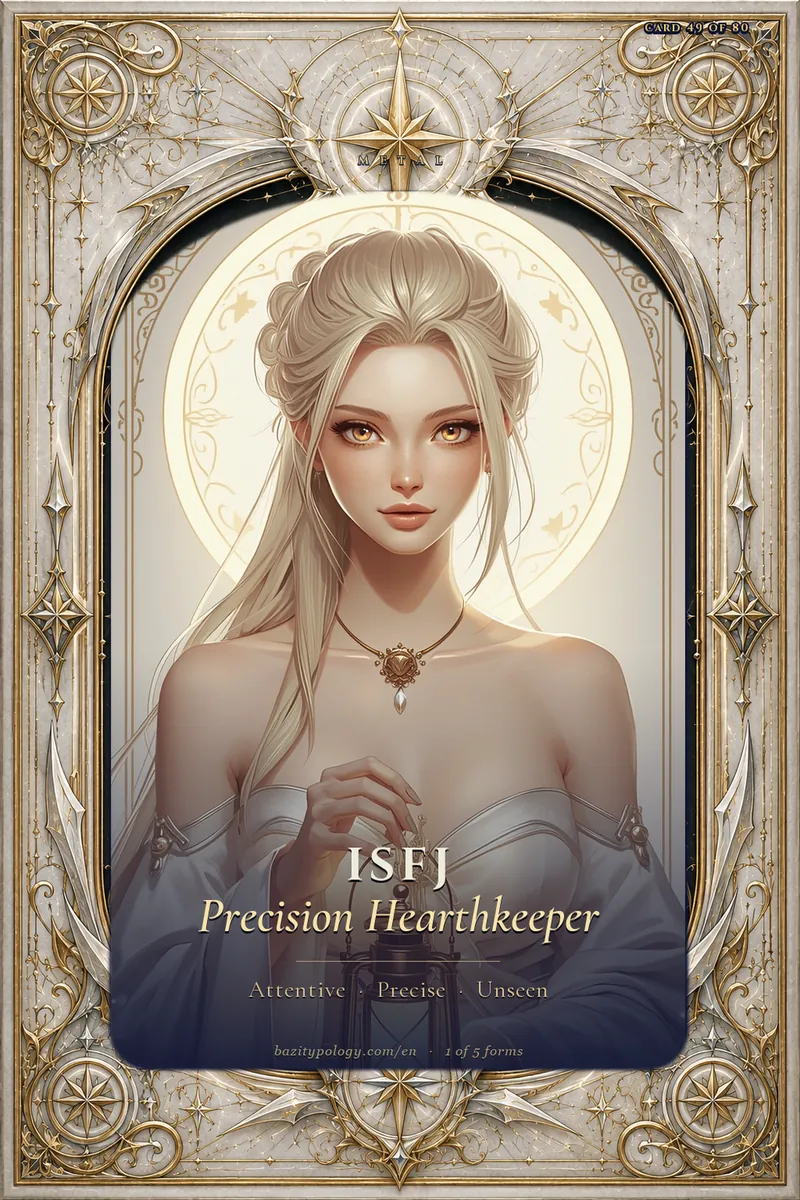 Metal ISFJ — Precision Hearthkeeper