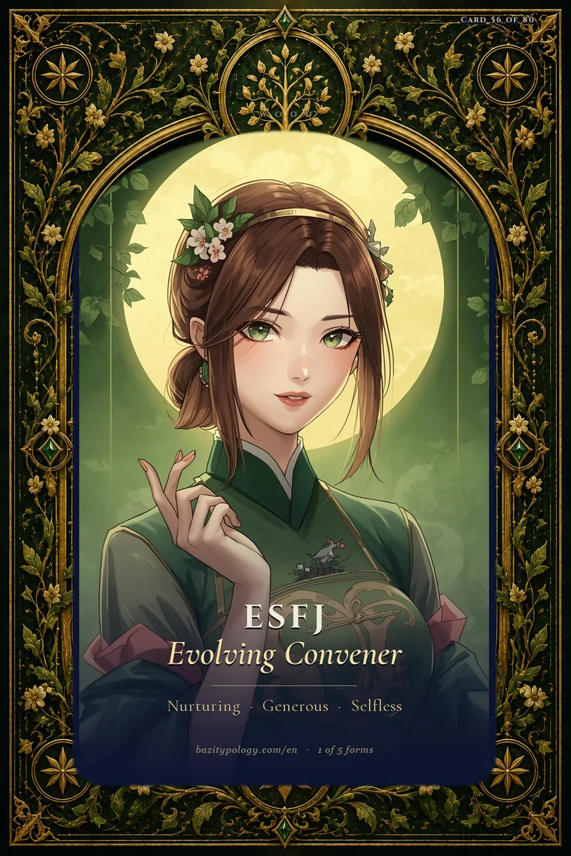 Wood ESFJ — Evolving Convener
