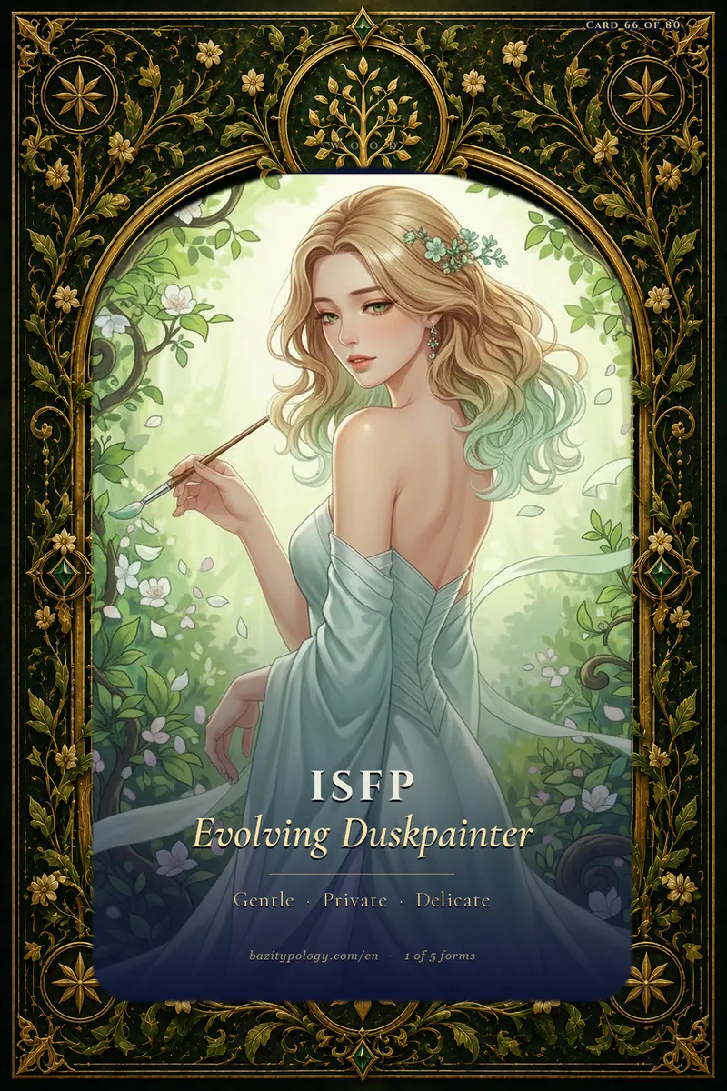 Wood ISFP — Evolving Duskpainter